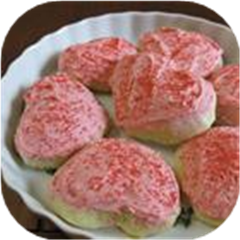 Pink Icing Cookies