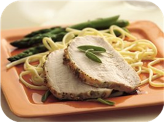 Grilled Garlic-Sage Pork Roast