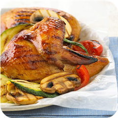 Honey-dijon barbecued chicken 