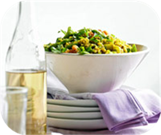 Golden Green Paella