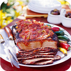 Texans' beef brisket 