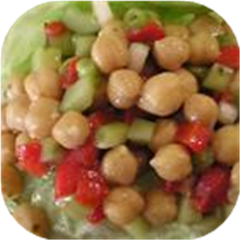 Cumin and Coriander Chickpea Salad