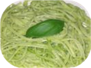 Linguine with pesto sauce