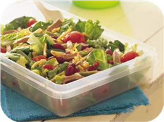 Deli Beef and Bean Tossed Salad