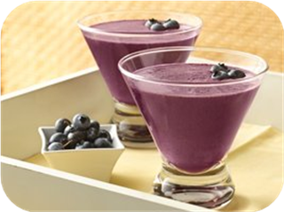 Blueberry-Pomegranate Smoothies