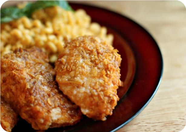 Spicy Spud Crusted Chicken