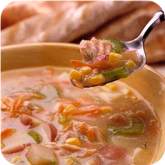 Salmon chowder 