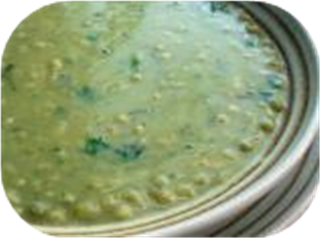Spinach and Green Pea Soup