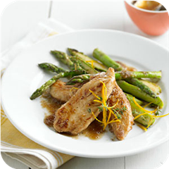 Balsamic-glazed chicken tenders 