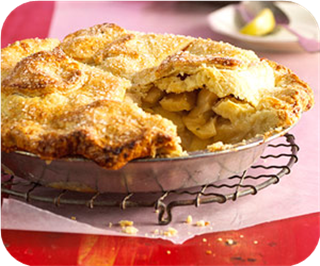 Rosemary apple pie 