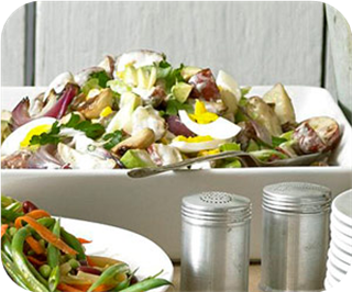Potato salad with country ranch dressing 