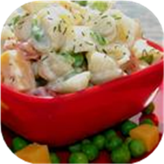 Spring Sweet Pea Pasta Salad