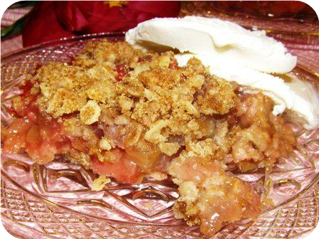 Rhubarb Crunch