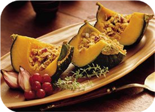 Nut- and Fruit-Filled Squash