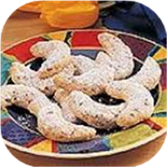 Pecan Crescent Cookies