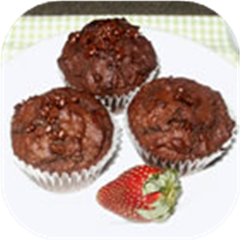 Chocolate Chocolate Chip Muffins