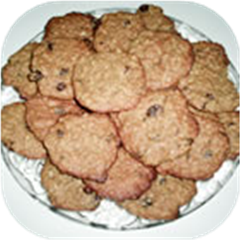 Raisin Peanut Butter Bran Cookies