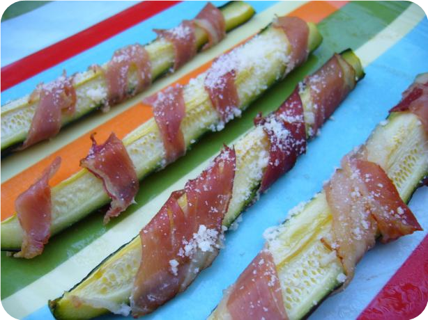 Zucchine Al Forno Con Parmigiano-Reggiano E Prosciutto
