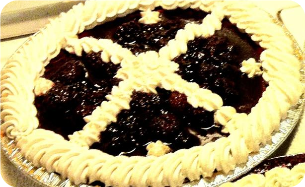 Black &amp; Blue Berries Cheesecake