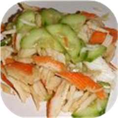 Asian Crab and Cuke Salad