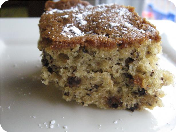 Cinnamon Banana Chocolate Chip Cake