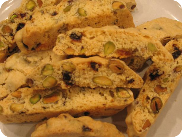 Cranberry Pistachio Biscotti