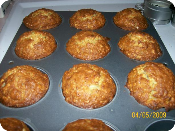 Banana Oatmeal Muffins