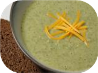 Healthy Broccoli, White Bean & Cheddar Soup