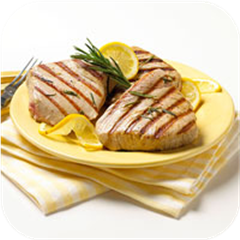 Grilled tuna with rosemary 