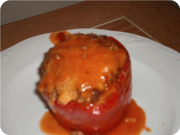 Dutch Oven Stuffed Bell Peppers