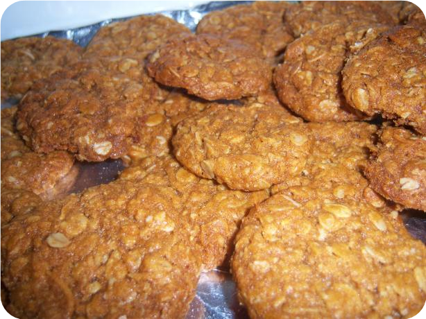 Cinnamon Anzac Biscuits