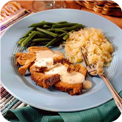Bavarian pork roast 