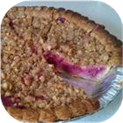 Raspberry Sour Cream Pie