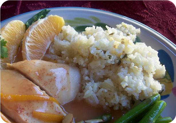 Toasted Garlic Rice with Herbs and Lime