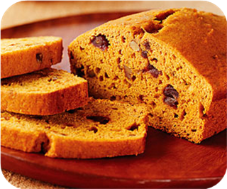 Orange-date pumpkin bread 