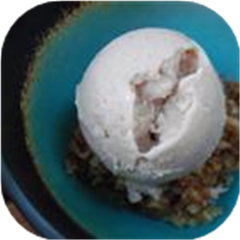 Banana Honey Yogurt Ice