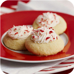 Candy Cane Thumbprints 