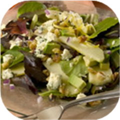 Apple Avocado Salad with Tangerine Dressing