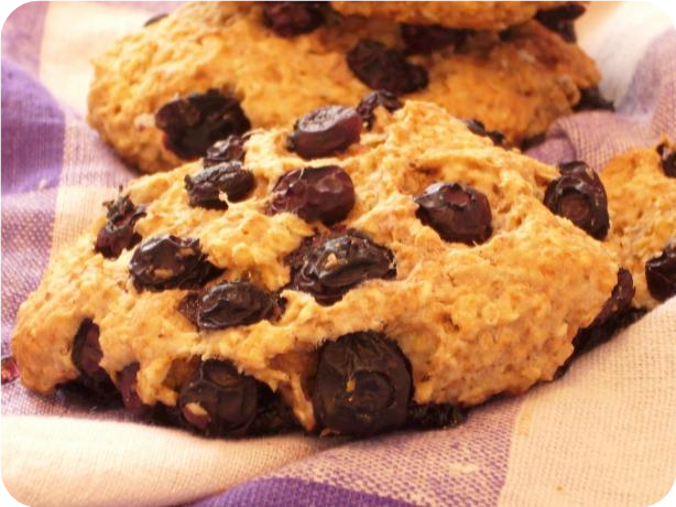 Blueberry Oat Cookies