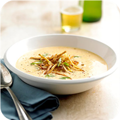 Beer and cheese soup 