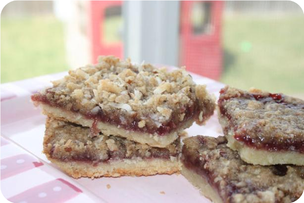 Raspberry Bar Cookies