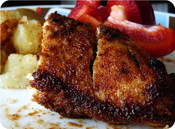 Spicy Honey-Brushed Chicken Thighs
