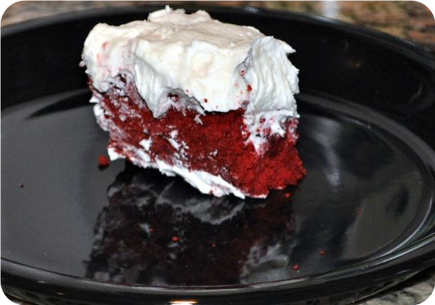 The Realtor's Red Velvet Brownies With White Chocolate Icing