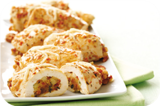 Bruschetta 'n Cheese-Stuffed Chicken Breasts
