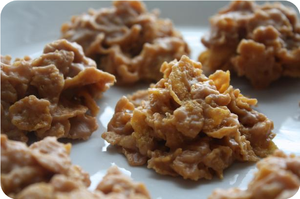 Peanut Butter Cornflake Cookies