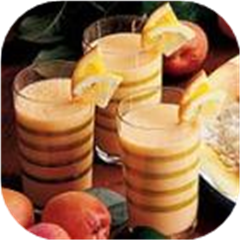 Frothy Apricot Drink