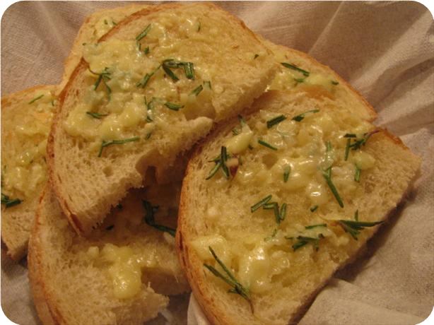 Crisp Rosemary-Parmesan Garlic Bread