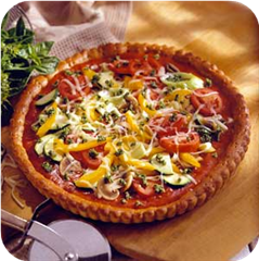Whole Wheat Pesto Pizza