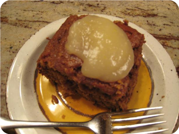 Gingerbread with Lemon Sauce