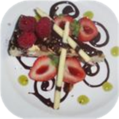  Dark Chocolate Cream Cheese Cake  